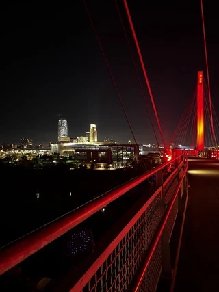 Omaha, NE at night