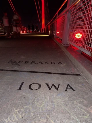 Omaha, NE at night
