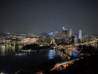 Pittsburgh skyline at night