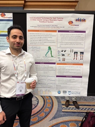 Presenting the haptic gait-training poster